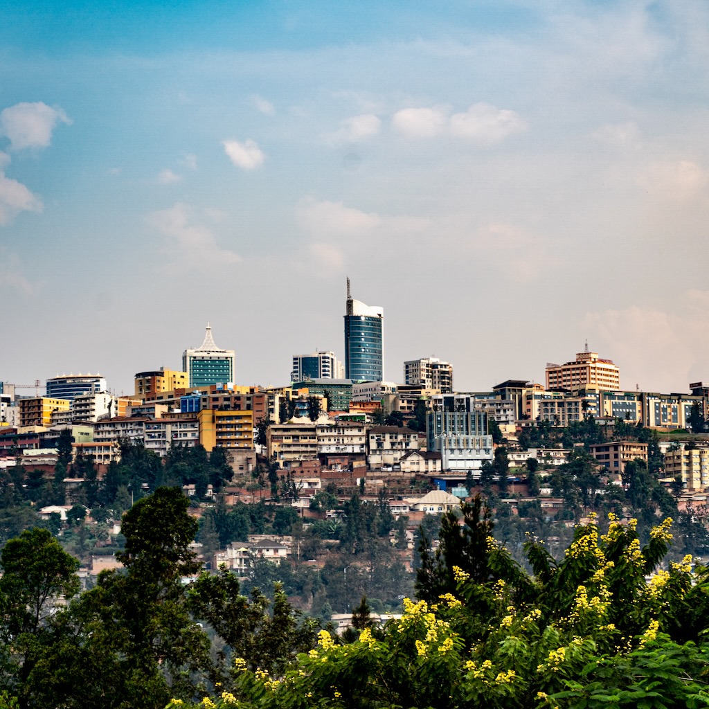 Kigali Skyline Ruwanda Ruanda Hauptstadt